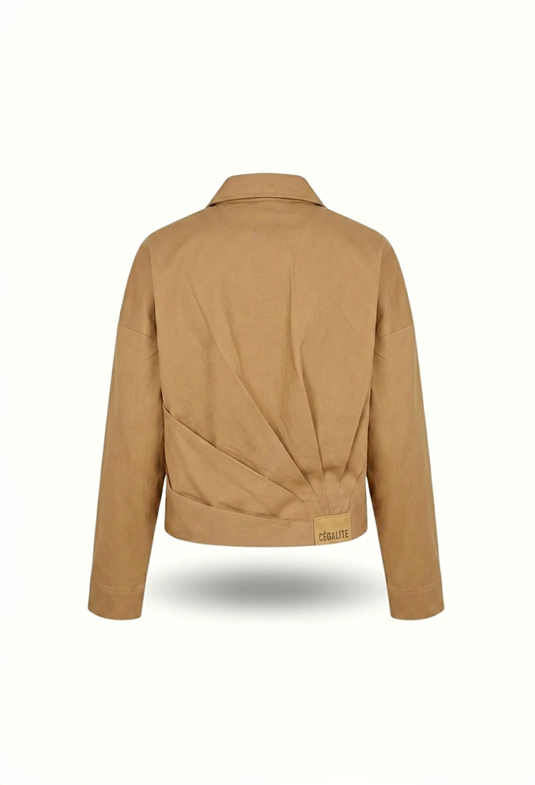JAcket beige2 The Fold Jacket - Beige - Image 1