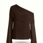 The Off shoulder Blouse - Marrón