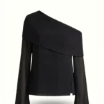 The Off shoulder Blouse - Negro