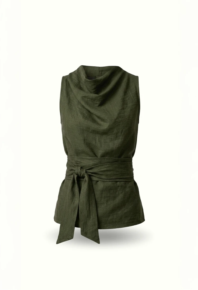 sculpt verde 1 The Sculp Blouse - Verde - Image 1