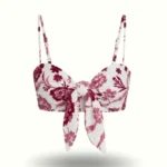Top Salerno - Fucsia Floreado